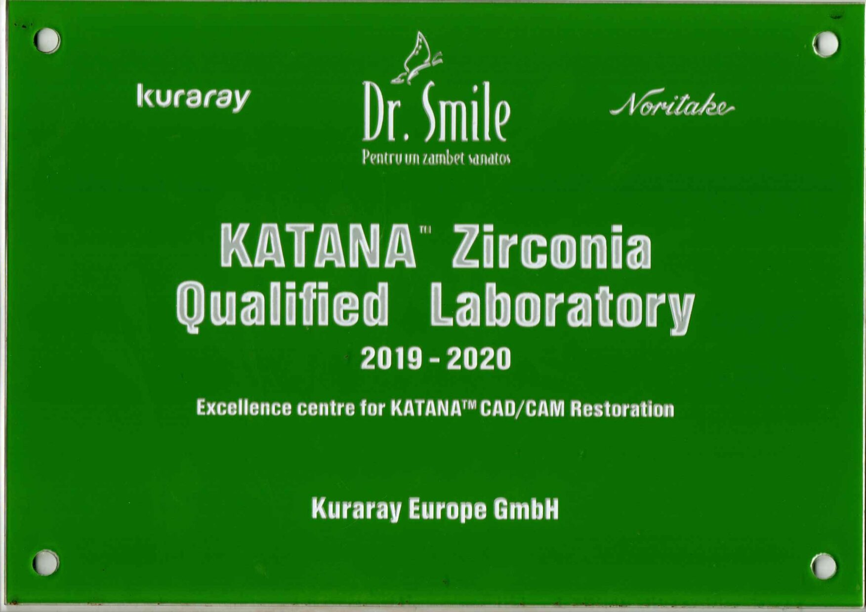 Katana Zirconia Qualified Laboratory